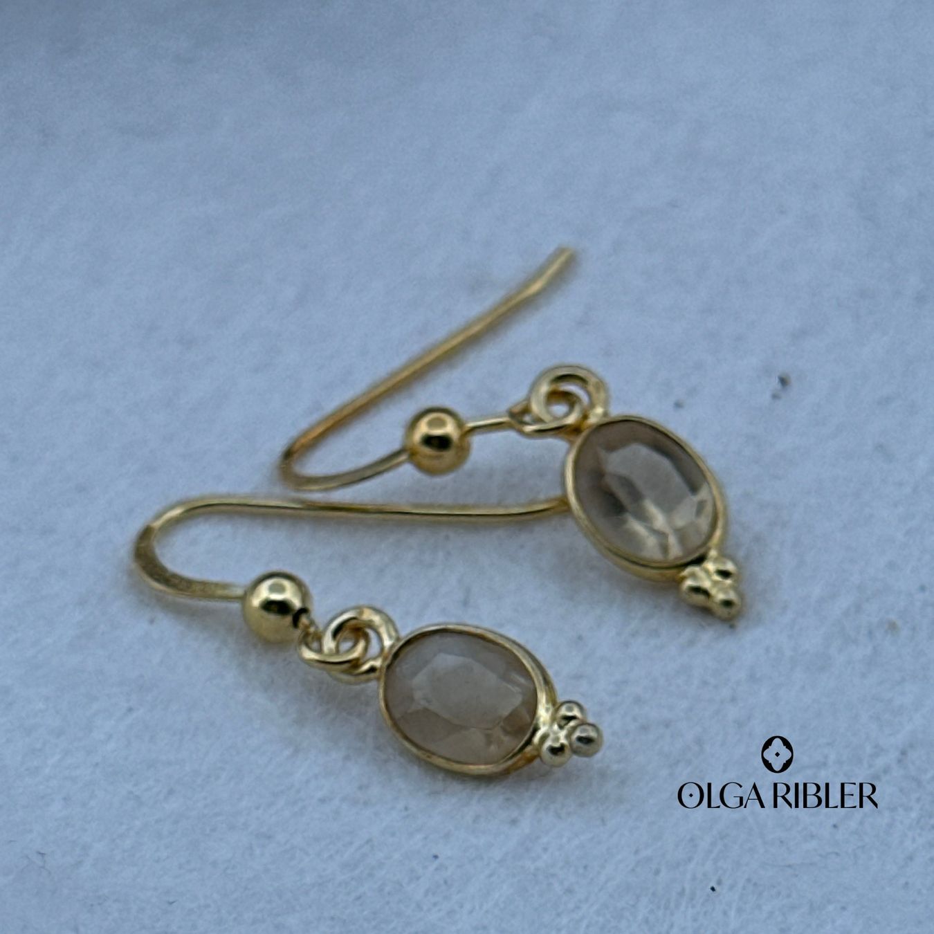 Olga Ribler Orecchini pendenti & Orecchini a lobo: Sterling Silber 925 Ohrringe mit Citrin – Nuovo (secondo la descrizione) da Luzern venduto da Schmuckoutlet 4