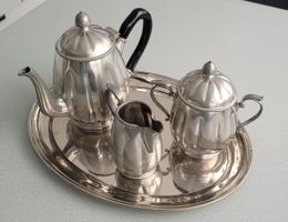 Altes 3-teiliges Kaffeeset von Eduard Hueck