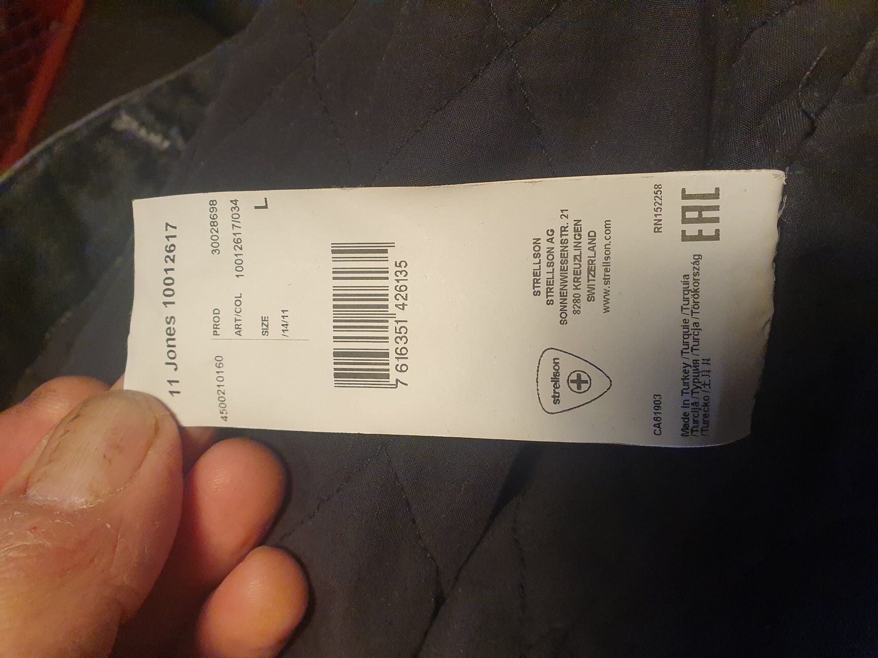 Strellson Giacche: Jeansjacke Strellson schwarz grösse L – Usato da Zürich venduto da loosebone 3
