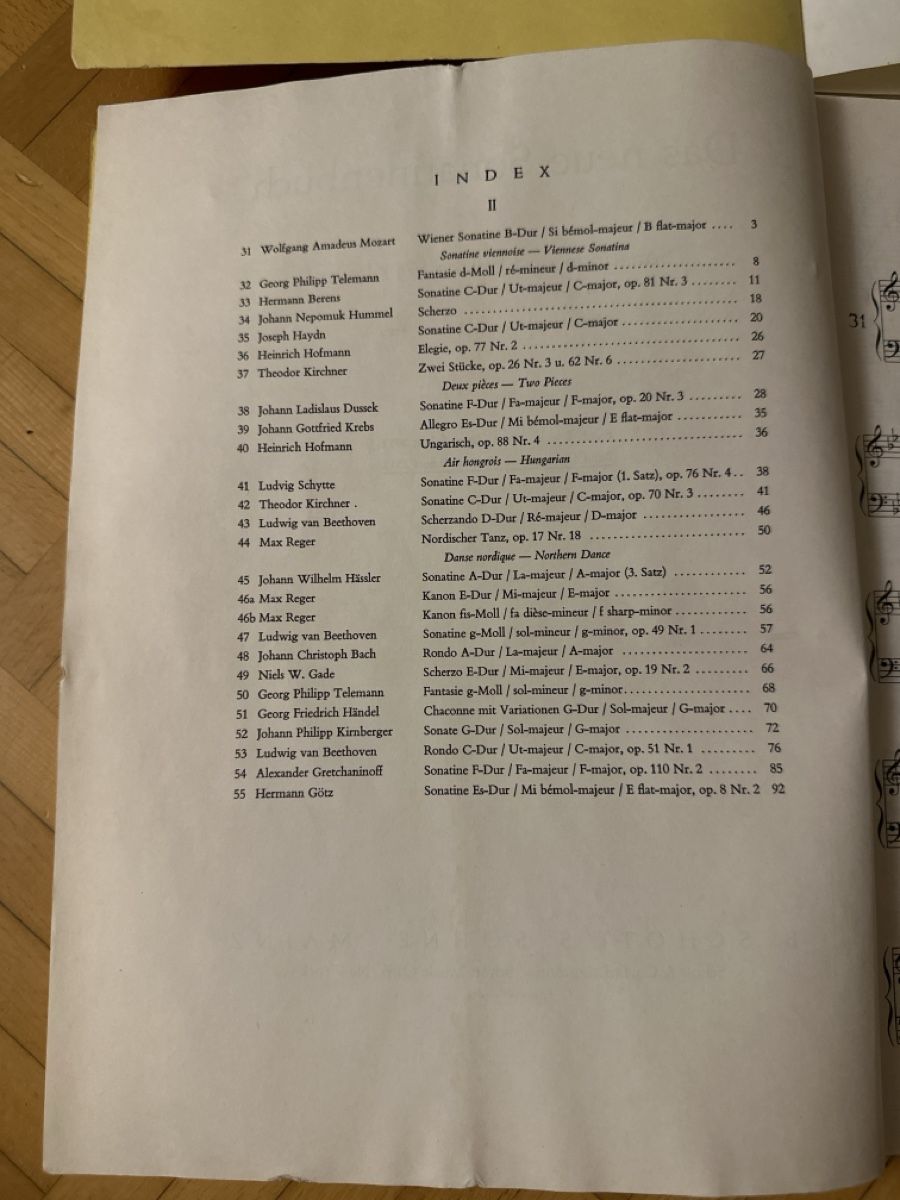 Libri: Das neue Sonatinen Buch I und II – Usato da Urdorf venduto da robobespannung 2