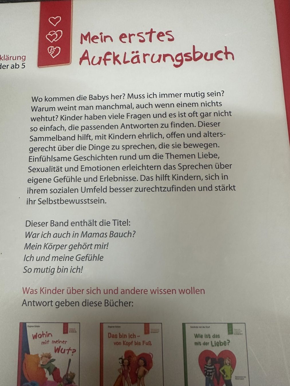 Bcher Zur Aufklrung Von Kindern