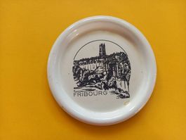 Sous-verre ancien en émail - Fribourg