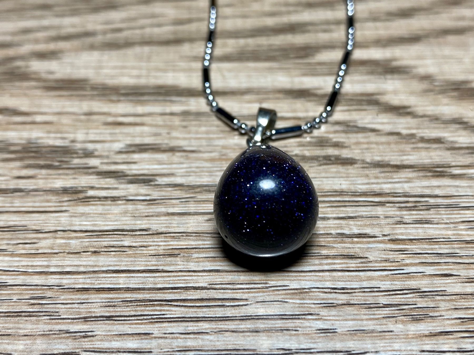 Catenine: feine 925 Silberkette mit Blauer Sandstein - Tropfenform – Nuovo e nell'imballaggio originale da Laax venduto da Kiki_Kingdom3 7