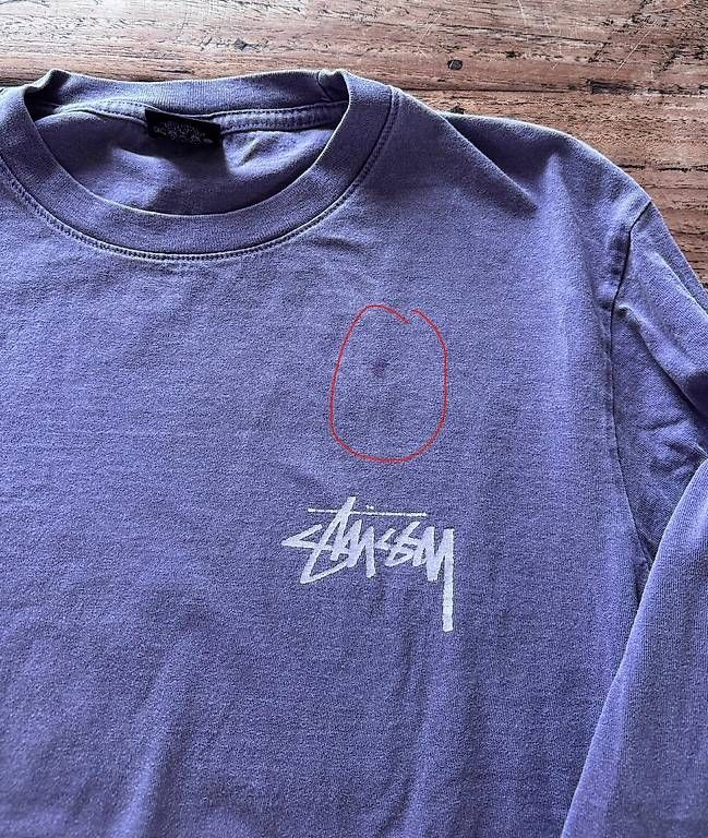 Pullover & Sweatshirts: Stüssi_Longsleeve_Violet_Gr. L. – Gebraucht aus Zürich von Sunnyflower97 3