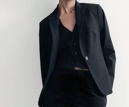 Damen BusinessKostüm (2-teilig)H&M Übergröße 34 Schwarz