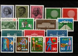 Allemagne 1970 année complète neuf