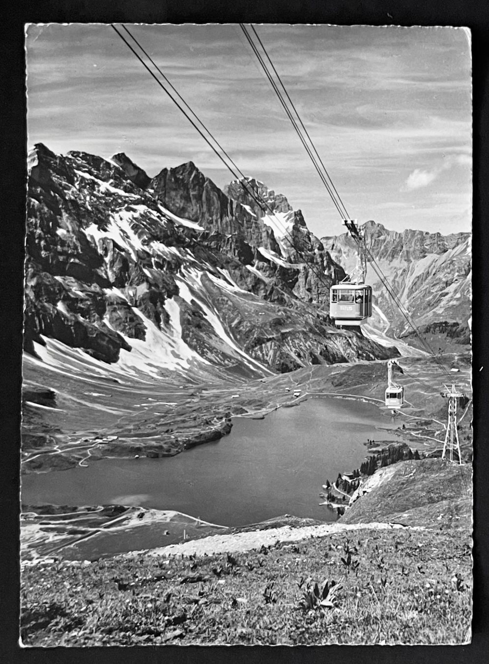 Ansichtskarten: TITLISBAHN. Blick auf Trübsee, ca. 1960 – Gebraucht aus Ostermundigen von DaxKarten-75