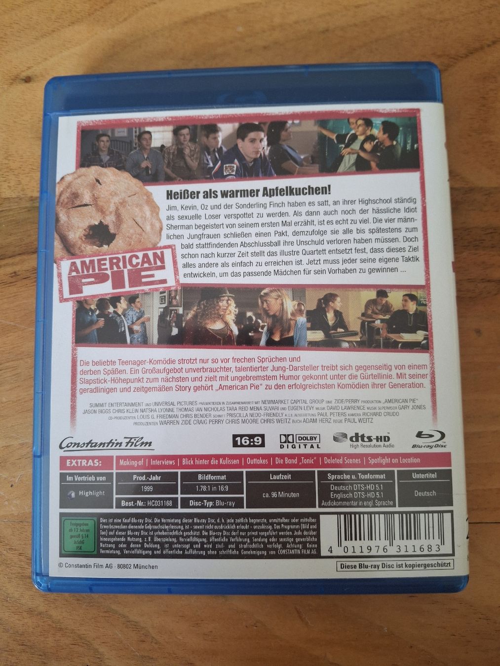 Tutti i DVDs: American Pie Blu-ray DVD – Nuovo (secondo la descrizione) da Alpnach Dorf venduto da dek_s78g 1