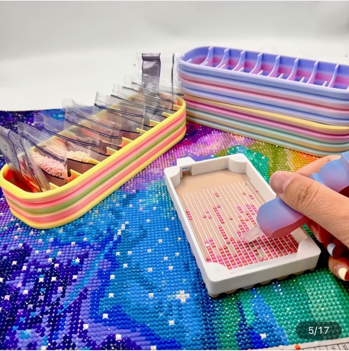 Bastelsets: Diamond Painting Box zum sortieren – Neu und originalverpackt aus Amriswil von SCHLOSSGEISTLI 1