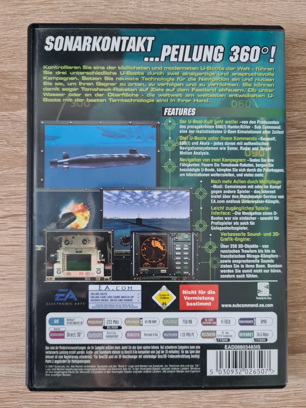 Jeux: Sub Command (2 CD) (German) - PC – D'occasion à Carouge GE par Franllo 1