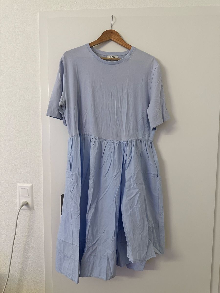 Cos Vestiti: COS-Kleid, hellblau, Grösse L, Baumwollmischung – Usato da Zürich venduto da alex124