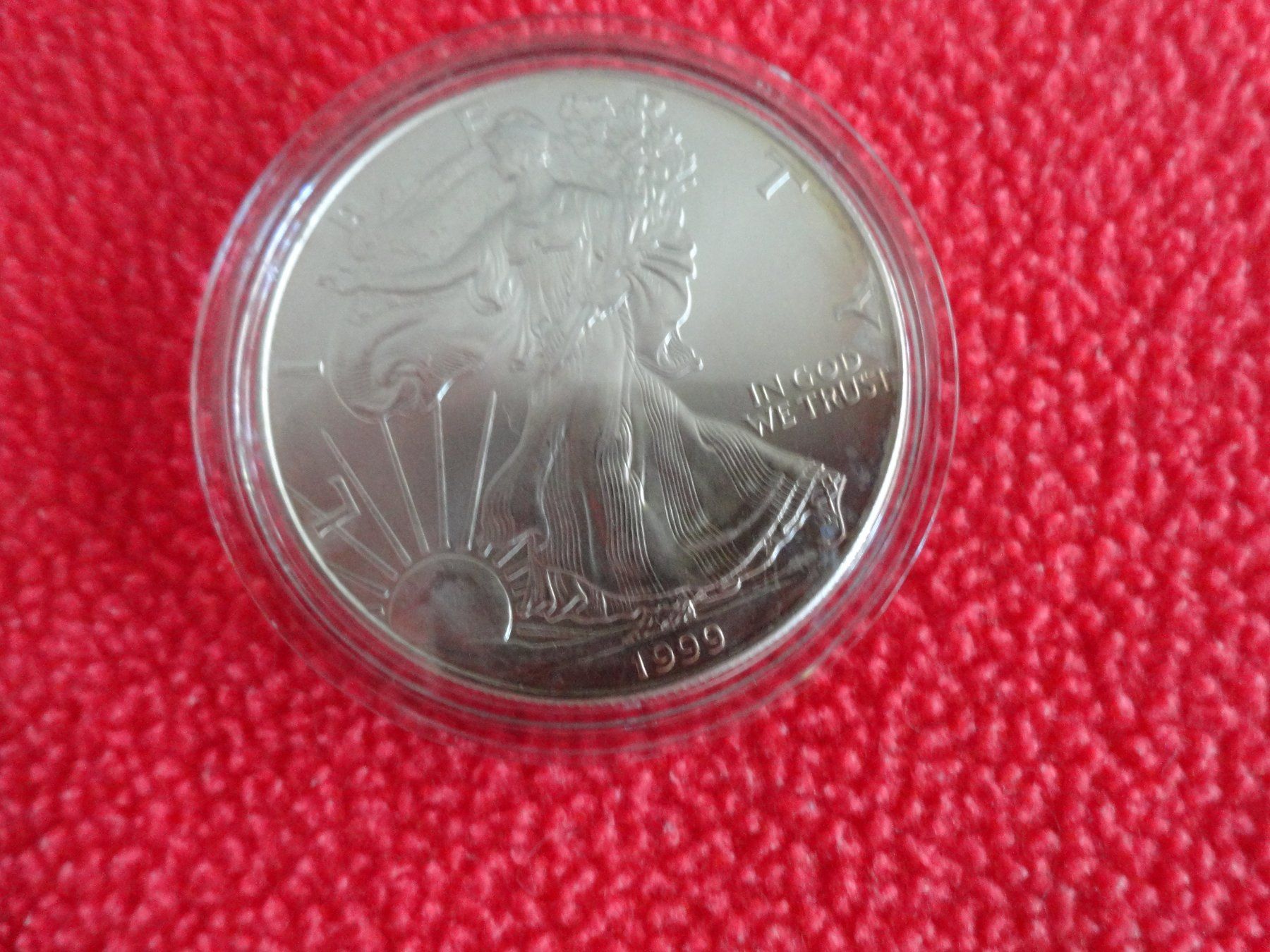 Tutti le monete: LIBERTY SILBERMÜNZE VON 1999 - AMERICAN EAGLE – Usato da Gerlafingen venduto da Shiva_74 1