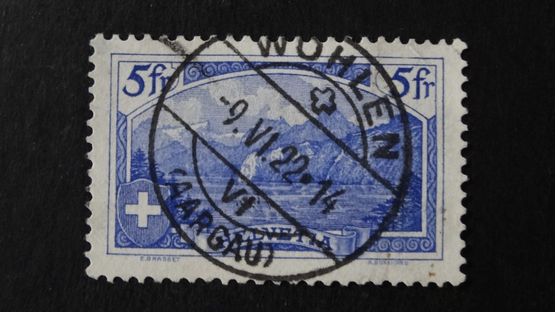 Tutti i francobolli: Vollstempel WOHLEN 9.VI.22   144 – Usato da Anwil venduto da C-DAIHA