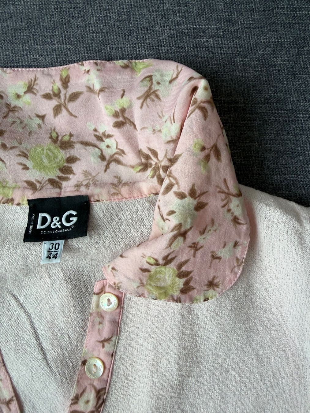 Dolce & Gabbana Top: Herziges Dolce&Gabbana Blüschentop Gr it 44/D 38 – Usato da Zürich venduto da Pony74 2