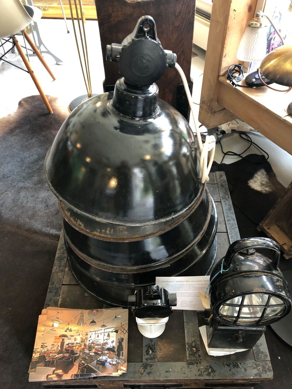 Lampade: Industrielampe Emaille – Usato da Unterstammheim venduto da Hawesta 5