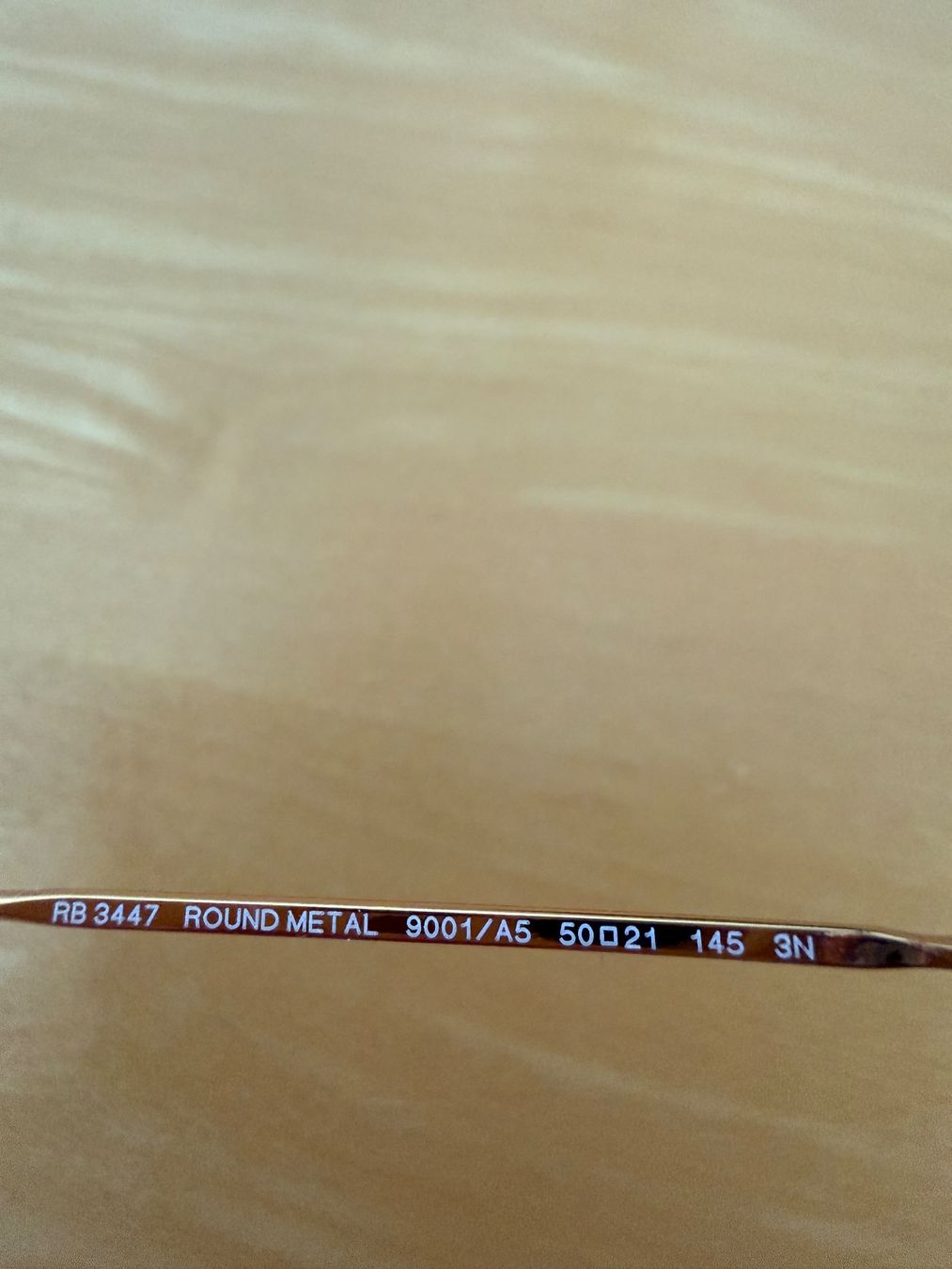 Ray-Ban Occhiali & Lenti: Ray-Ban Sonnenbrille RB3447 Round Metal Hellbronze – Nuovo (secondo la descrizione) da Belp venduto da Lulanis 9