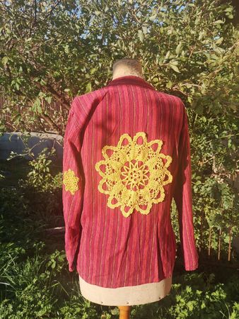 Upcyclé : tunique ensoleillée