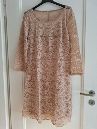 Abito pizzo rosa beige Taglia L nuovo Intimissimi