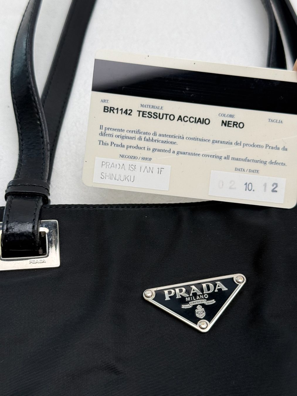 Prada Taschen für Damen: Prada Tessuto Acciaio + dust bag – Gebraucht aus Genève von rosebud635 2