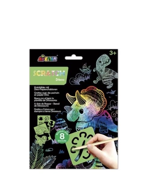 Kit bricolage: Avenir - Kratzbilder Schablonen – Nuovo e nell'imballaggio originale da Winterthur venduto da Box4Fun 2