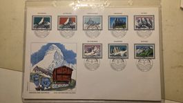 1977 Luxus Brief Schweizer Alpen