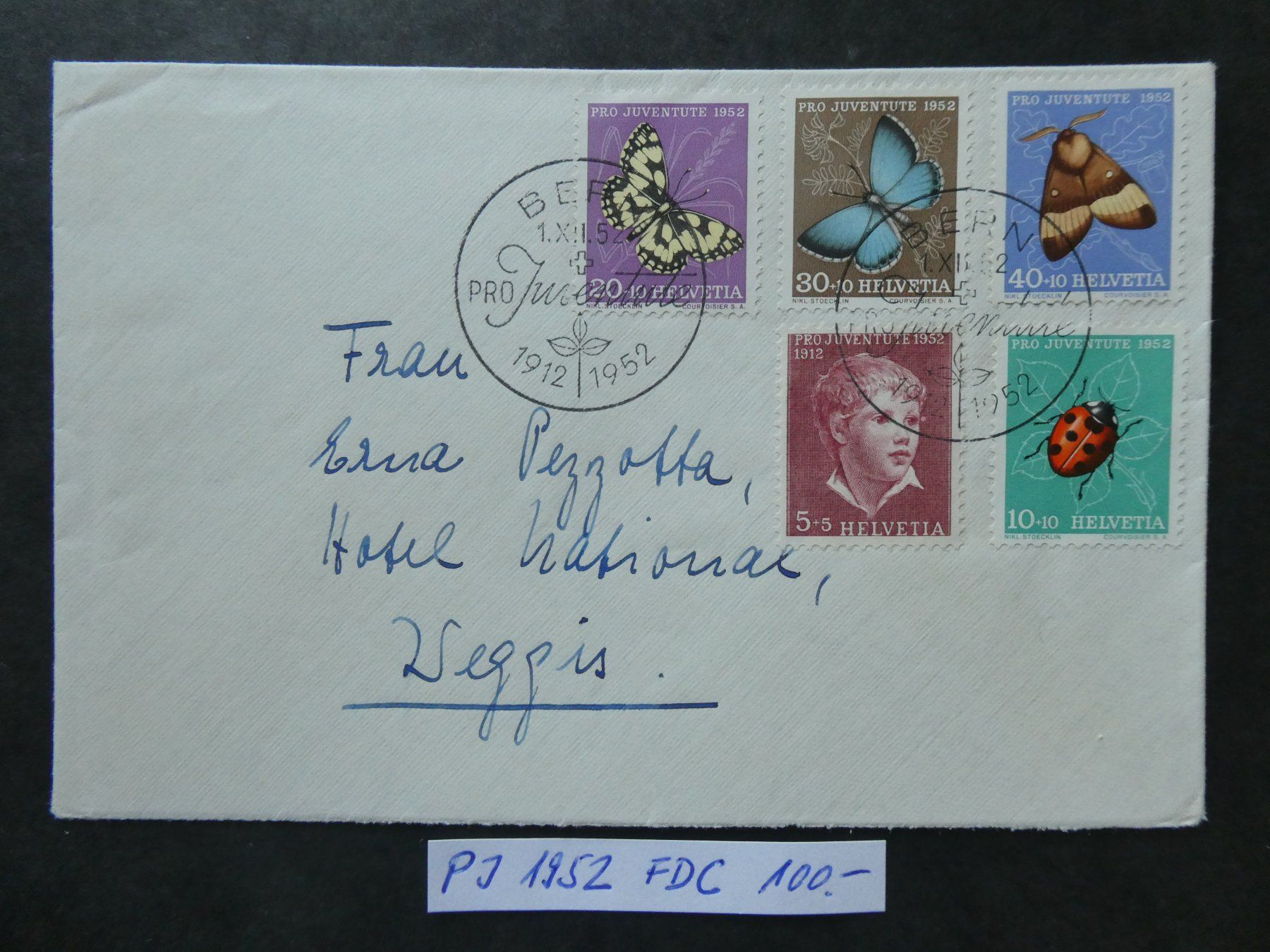 Tous les timbres: Pro Juventute 1952 FDC – D'occasion à Lausen par Herbamare01