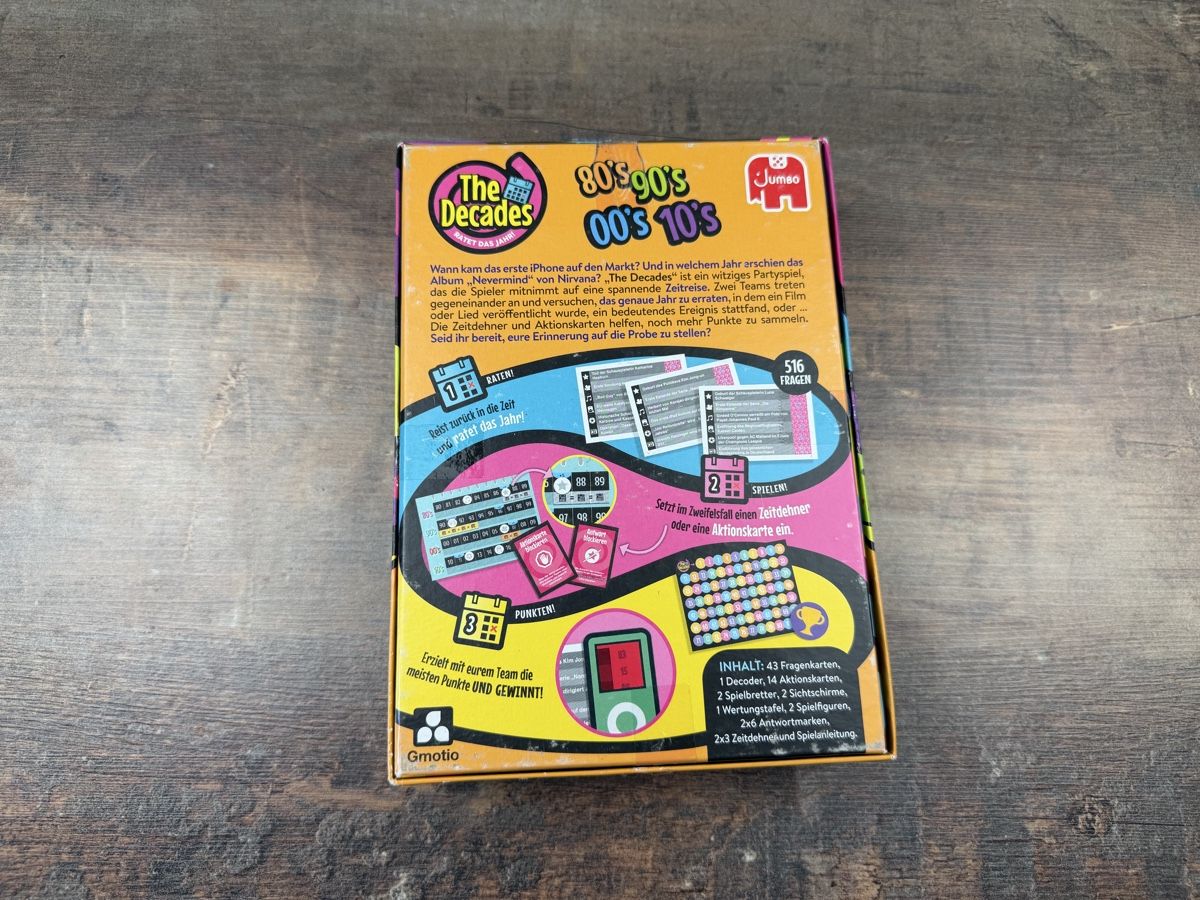 Jeux: The Decades Spiel Jumbo  – D'occasion à Hallau par R.R.91 1