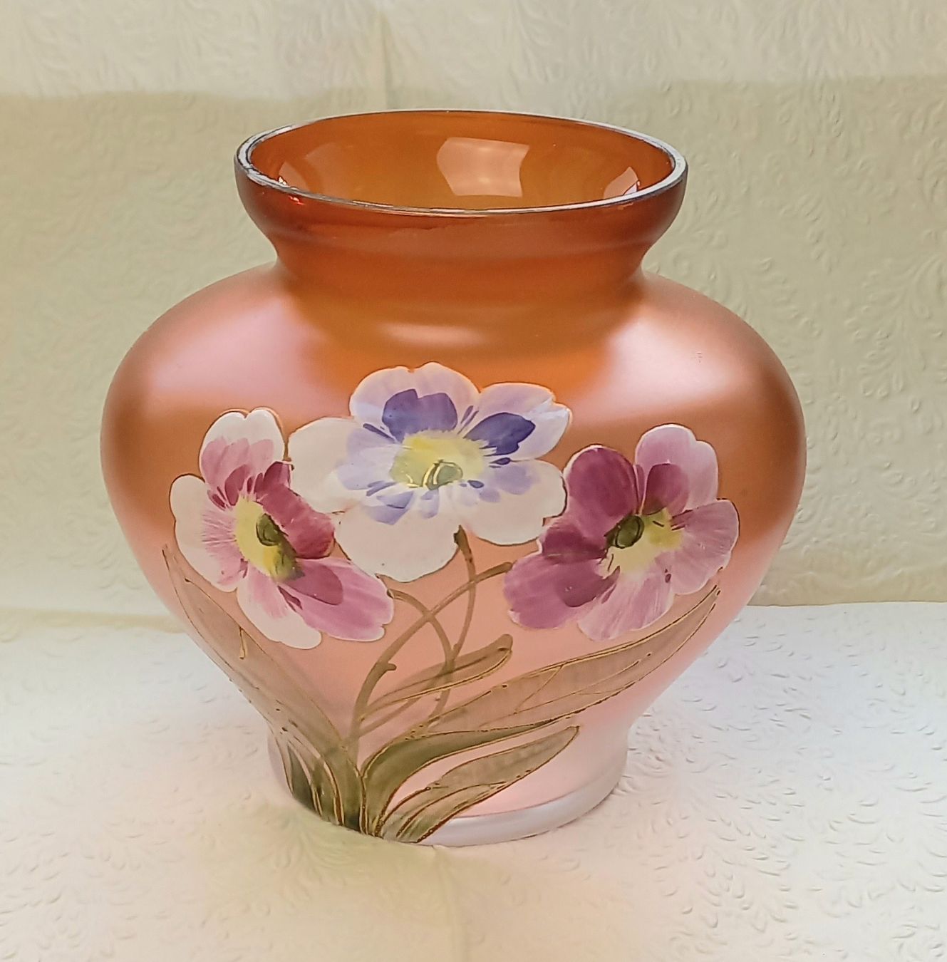 Vase & Récipients: Antike Glasvase mit Blumenmuster  – D'occasion à Buchs AG par Dzirul 8