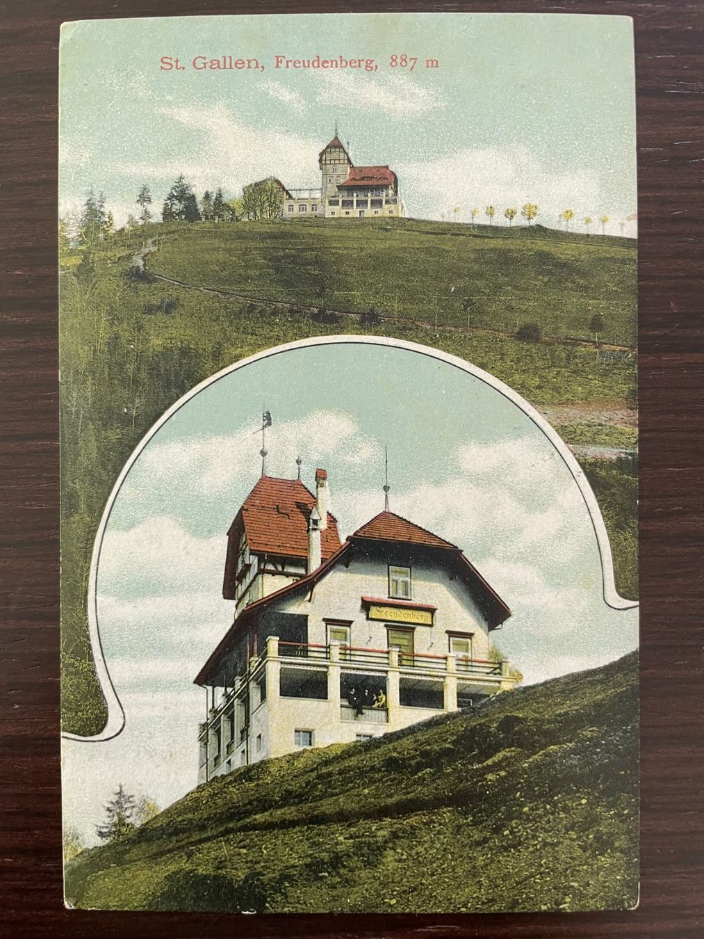 Cartoline postali: ST. GALLEN Freudenberg, 9 Ansichtskarten – Usato da Wald ZH venduto da TLILEF 1