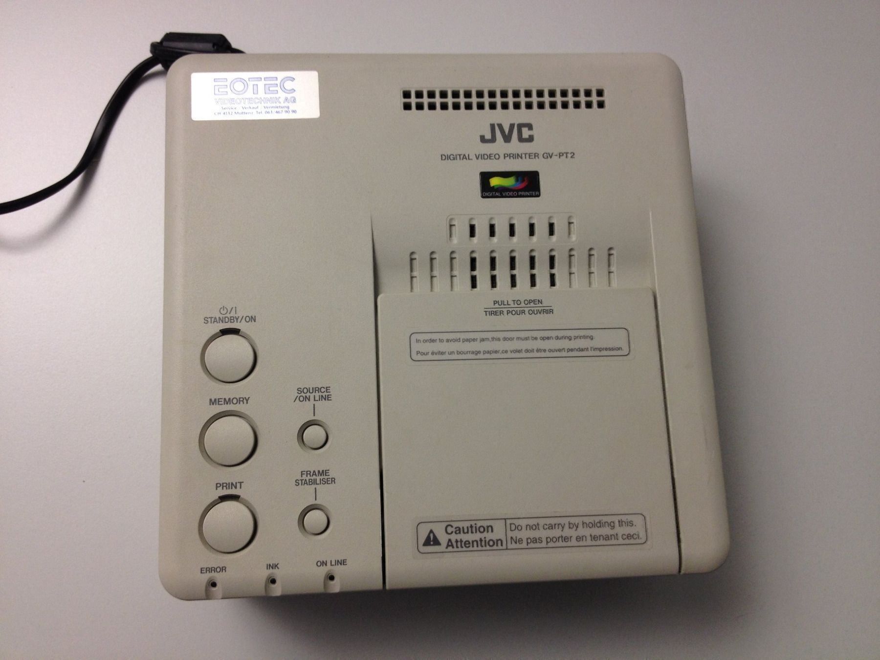 Stampanti: JVC GV-PT2 DIGITAL VIDEO PRINTER – Usato da Erlenbach ZH venduto da Ritschly 3