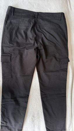Damen Cargo Hose schwarz Grösse 42 guter Zustand