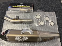 DVR Exhaust System Endschalldämpfer / Auspuff mit Carbon-End