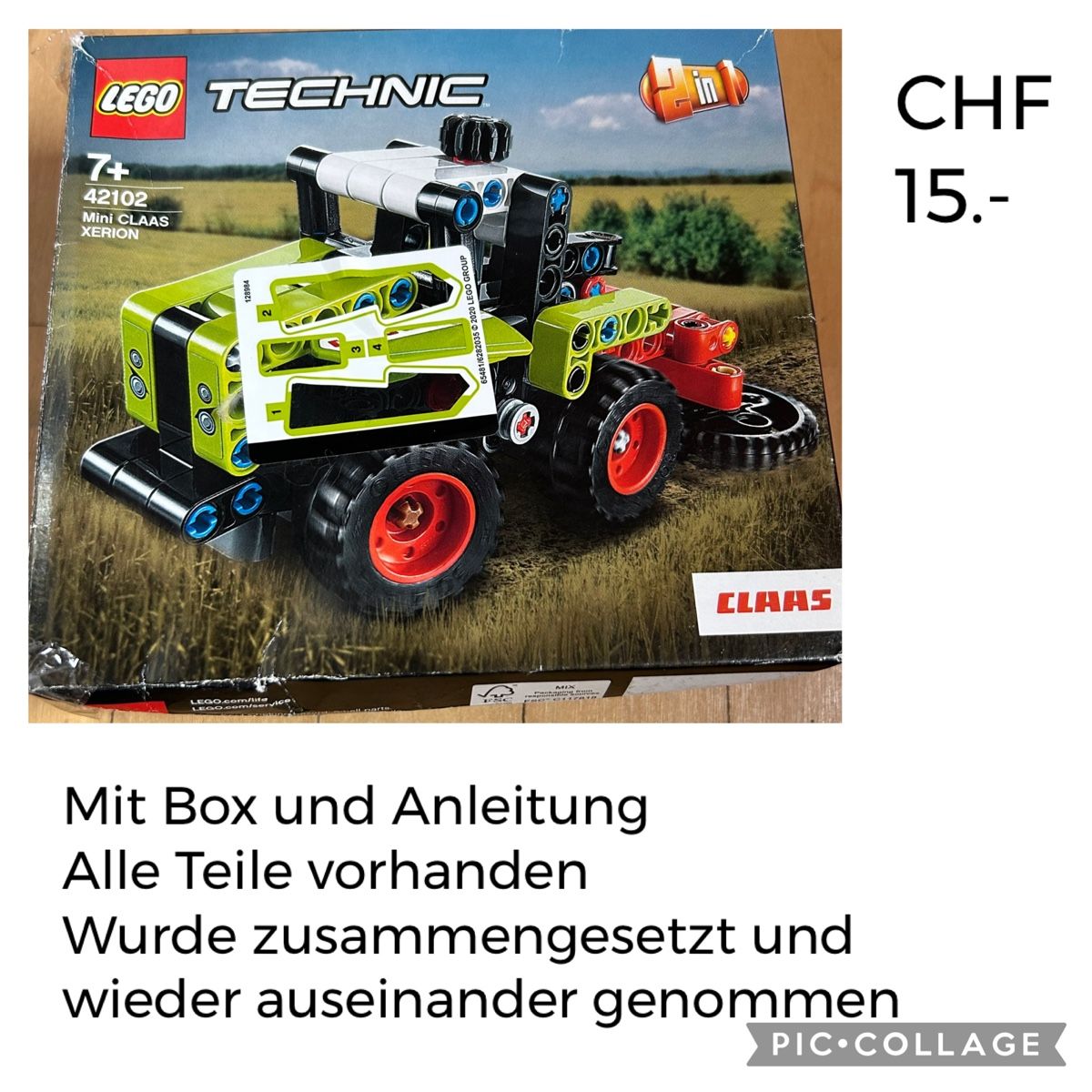 Technics Baukästen: LEGO Technic 42102 Mini CLAAS XERION - Top Zustand! – Gebraucht aus Röschenz von c_k_wj8r