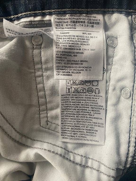 Jeans: Levi's® 504 Gris W29 L32 – Usato da Romont FR venduto da csc_5n8p 4
