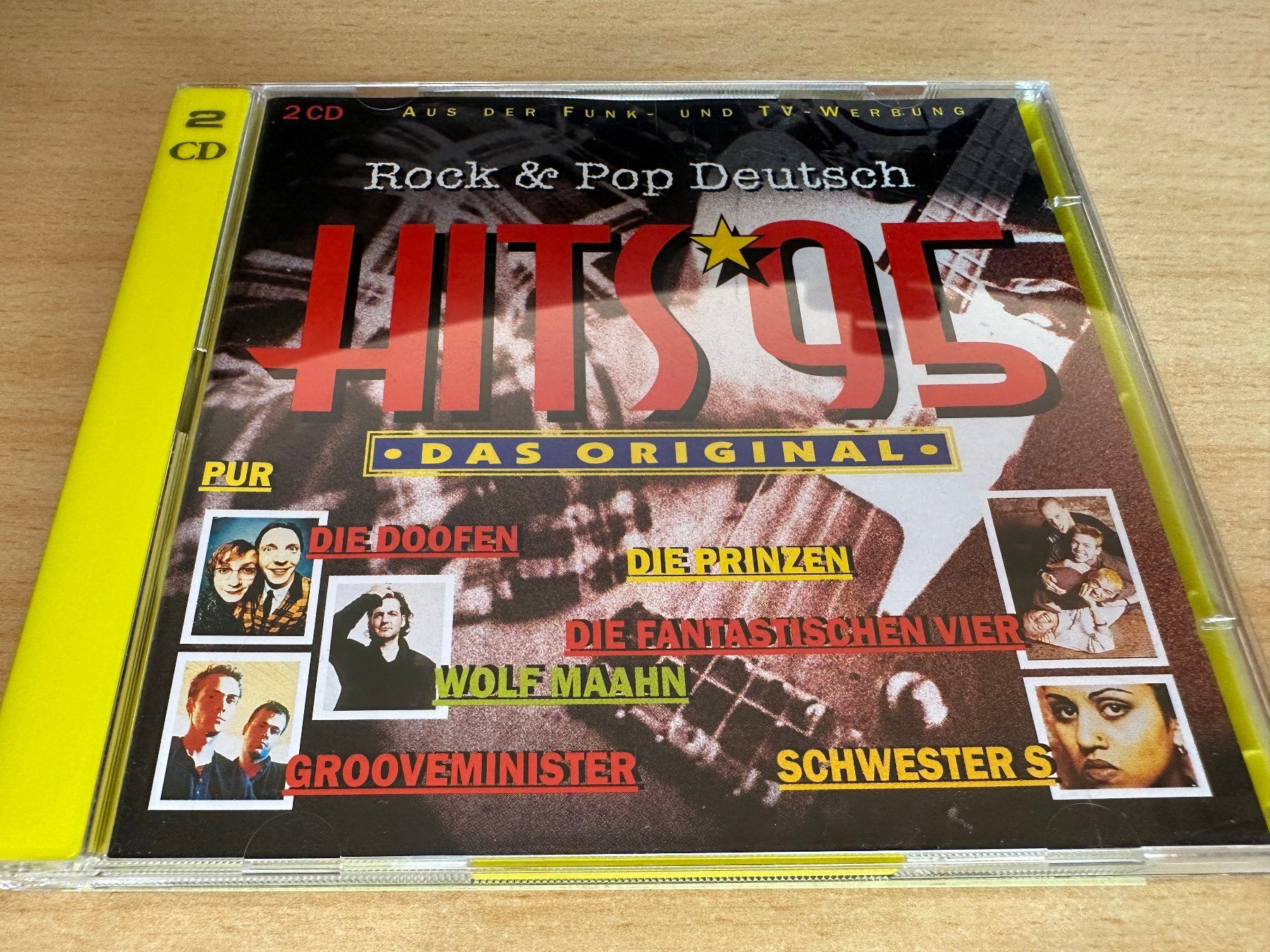 CDs: Various – Hits '95 - Rock & Pop Deutsch - 2 CD – Gebraucht aus Rikon im Tösstal von Alpenmutz