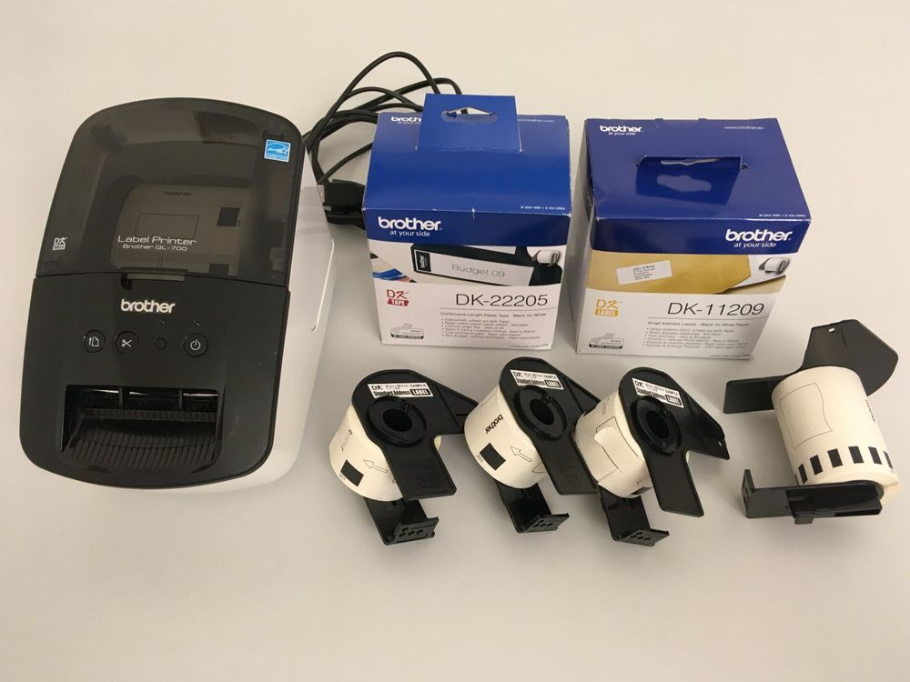 Label Printer Brother QL700 inklusive Etiketten! Kaufen auf Ricardo