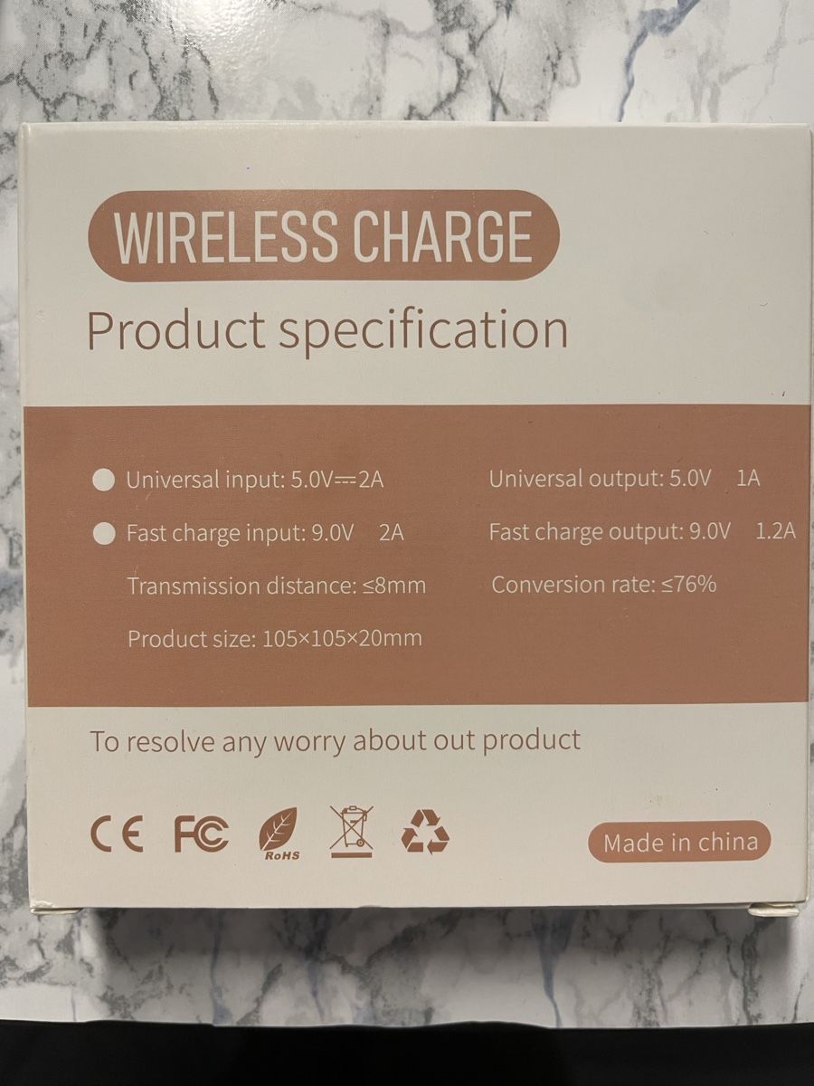 Caricabatterie: Wireless Fast Charge – Nuovo e nell'imballaggio originale da Herisau venduto da rosomat 1