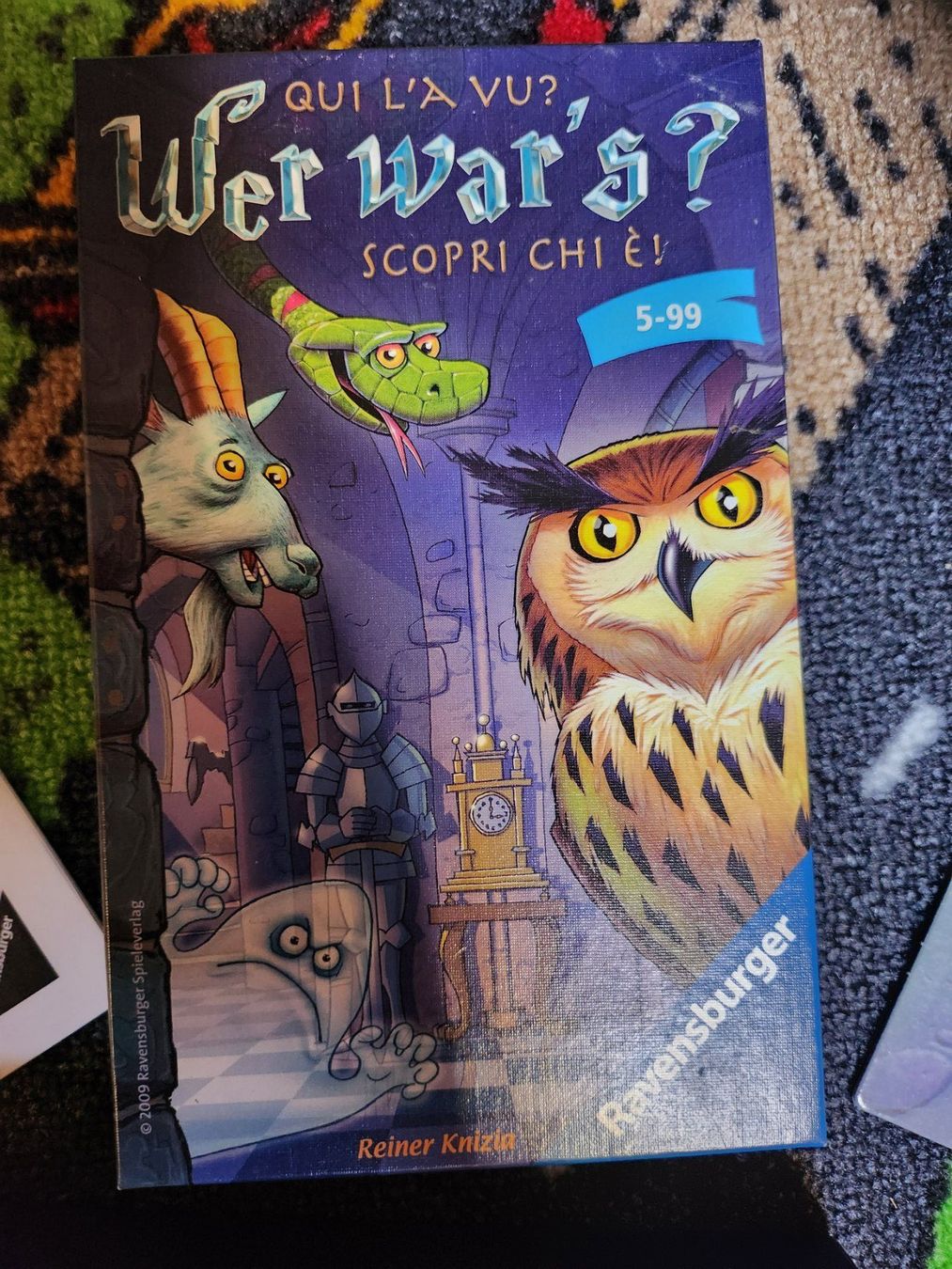 Ravensburger Giochi: Ravensburger "Wer war's?" Spiel – Usato da Edlibach venduto da Silvanius
