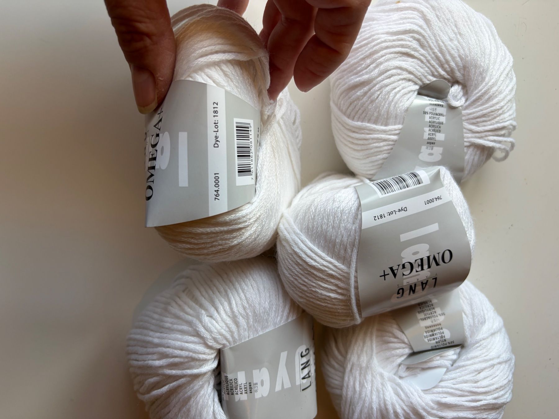 Lang Yarns Lana: 5 Knäuel Omega+ Lang Yarns – Nuovo (secondo la descrizione) da Büsserach venduto da bor_s88m 1