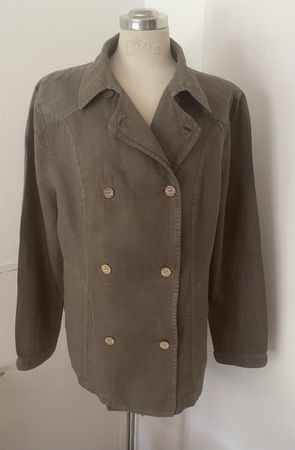 Deerberg Damen Leinen Jacke, Grösse 44, Top Zustand!