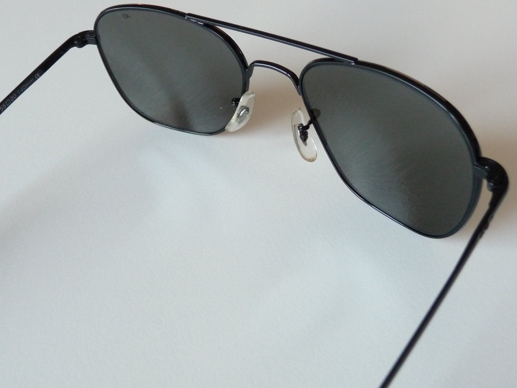 Occhiali & Lenti: KLASSIKER American Optical Original Pilot 55mm black grau.Gl – Nuovo e nell'imballaggio originale da Winterthur venduto da ricofly 7