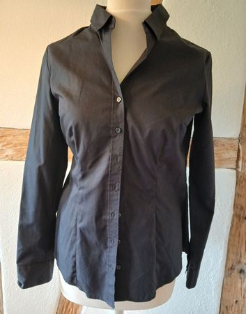 Schwarze Bluse, Gr. 38