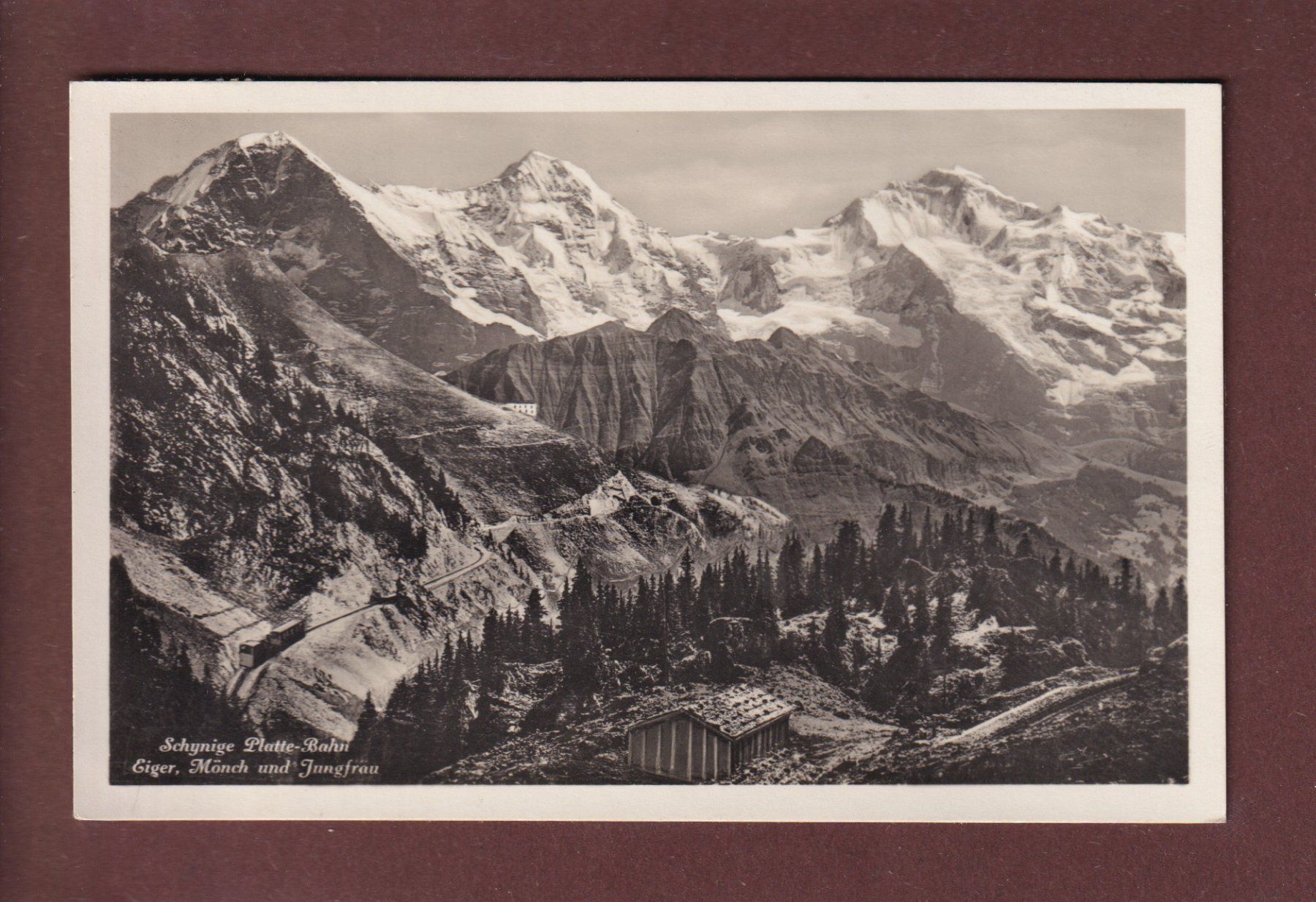Ansichtskarten: SCHYNIGE PLATTE BAHN - 1934 – Gebraucht aus Pully von nicecards