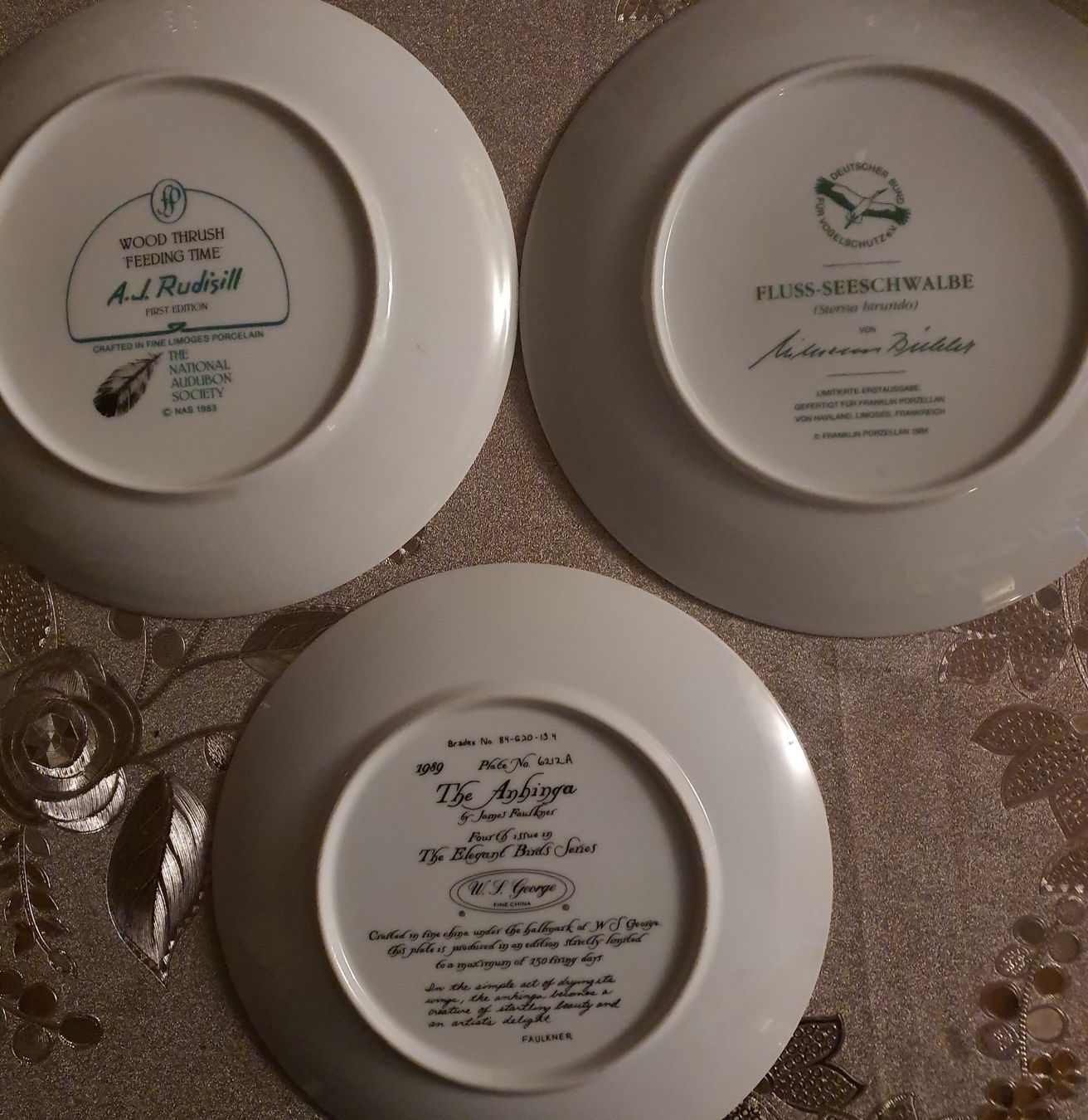 Assiettes: 3 TELLER MIT WILDVÖGEL  SCHÖN – D'occasion à Schönenwerd par Sneki55 1