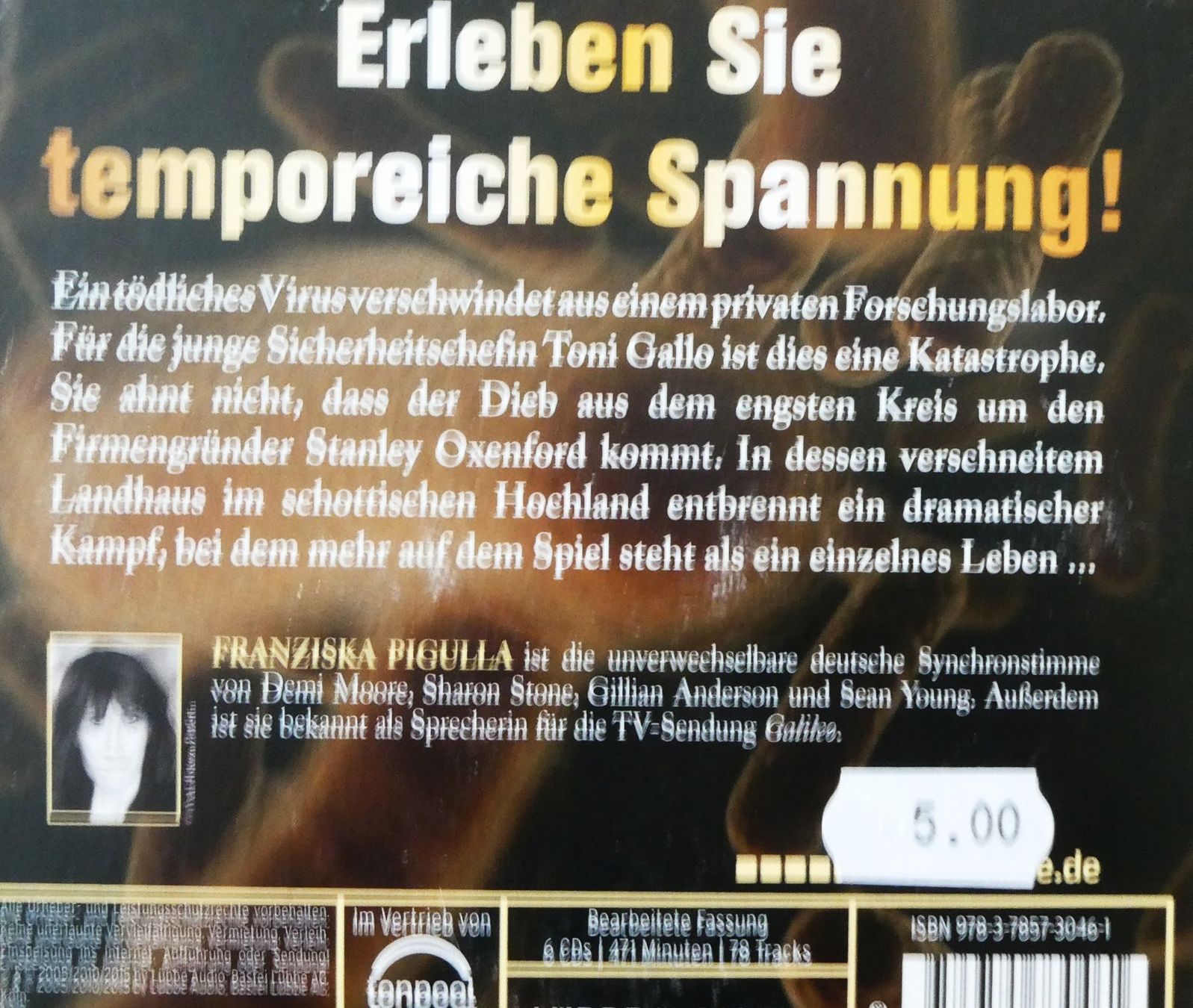 Audiolibri: Hörbuch Ken Follett - Eisfieber – Usato da Jegenstorf venduto da Ak50 1