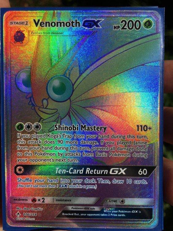 Pokemon GX Venomoth Hyper Rainbow Kaufen auf Ricardo