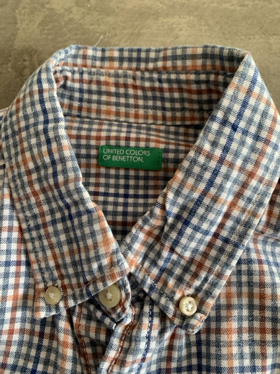 Benetton Camicie, T-shirt & Polo: Chemise Benetton flanelle taille S – Usato da Versoix venduto da val_t6jc 3