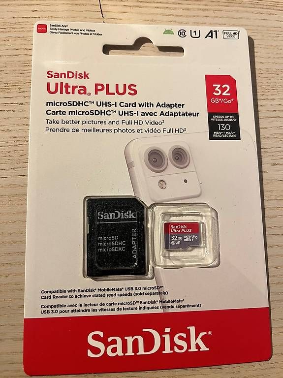 Schede di memoria: Sandisk Ultra plus microSDHC 32 GB – Usato da Oberkirch LU venduto da Bp82
