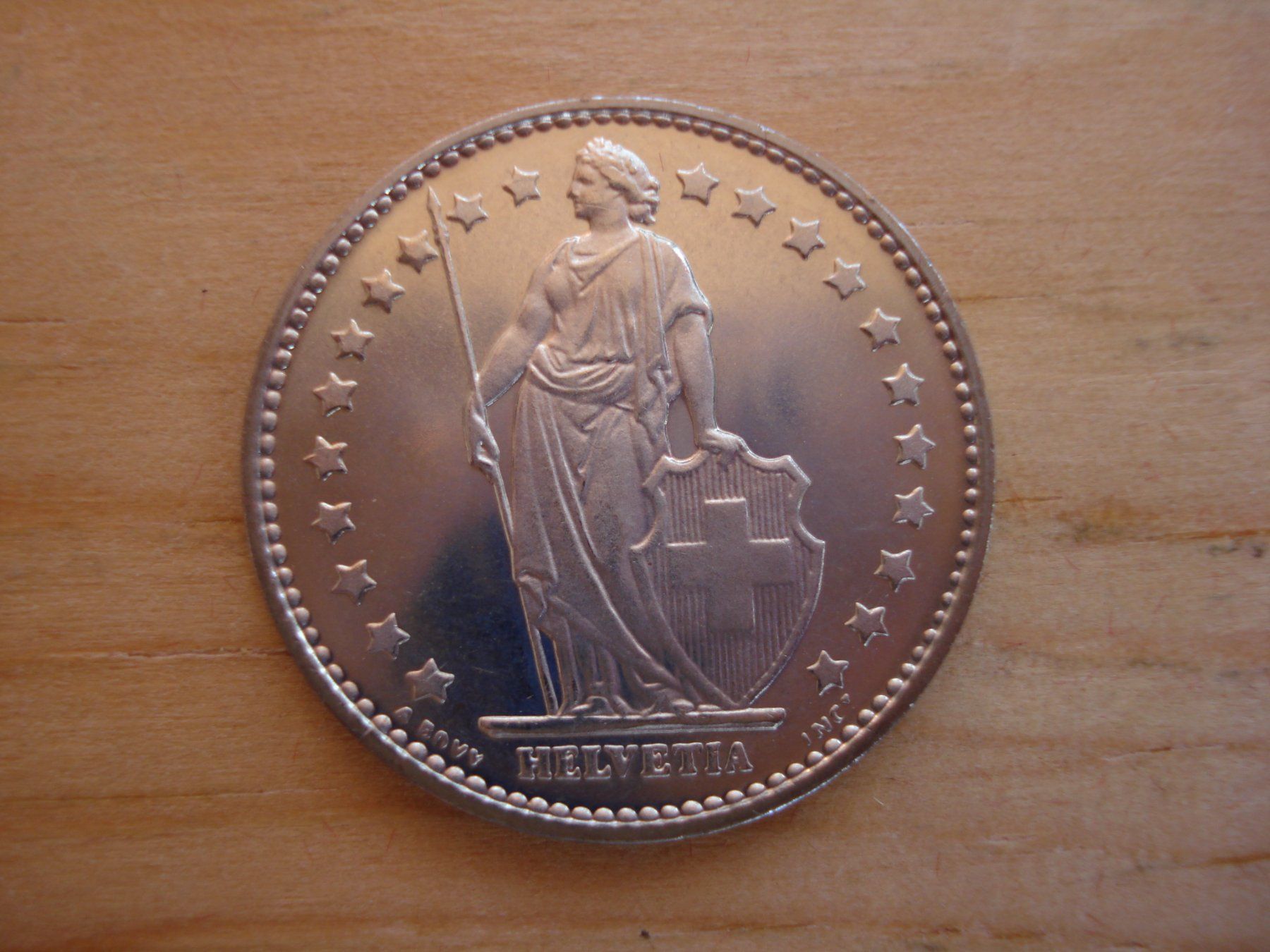 Alle Münzen: (C1) 1 Franken 1980 STGL – Gebraucht aus Erlach von Net-Coins 1