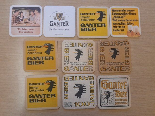 Sottobicchieri: Bierdeckel Brauerei Ganter – Usato da St.Gallen venduto da Stocken64